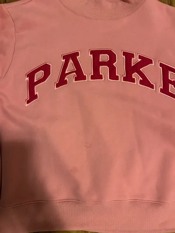 PARKE Pink Mockneck Sweatshirt - Image 2