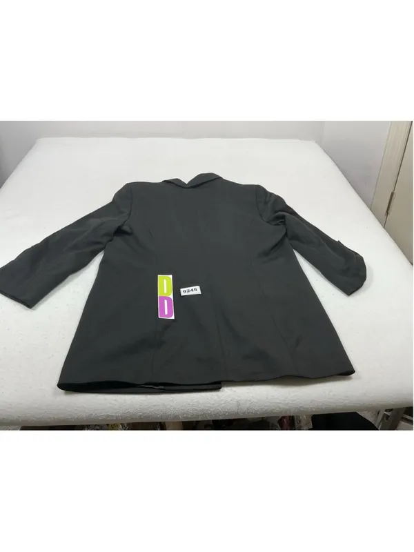 Womans Excellent Autresfilles Open Front Lined Blazer XL Black - Image 2