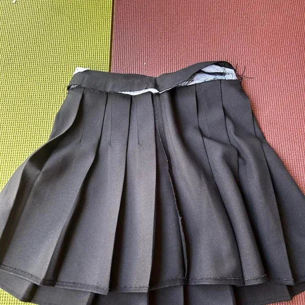 Black pleated mini skirt/ tennis skirt - Image 7