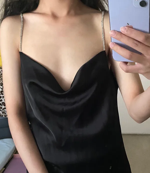 Black Mini Dress - Image 4