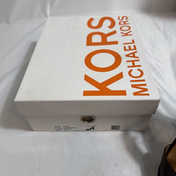Michael Kors Rare Shoes Womens 8 Mocha Brown Fashion 4” Heels Dress In Box - Image 11