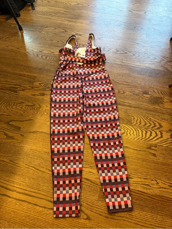 Free People FP Movement NWT - Lose Control Print Onesie Jumpsuit L $118 - Image 5