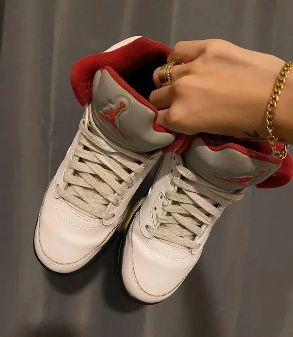 Jordan Air 5 Retro GS ‘Fire Red’ 2013 - Image 4