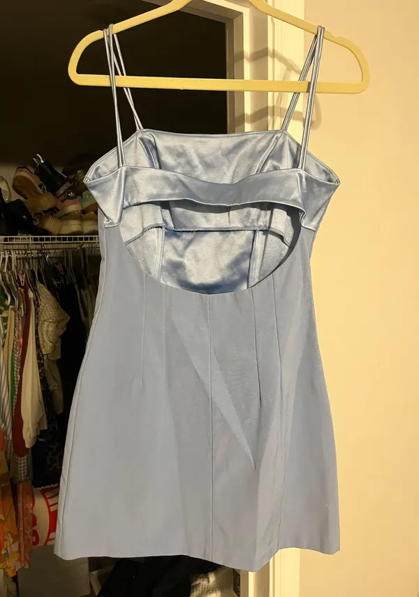 Cache Blue Mini Dress - Image 2