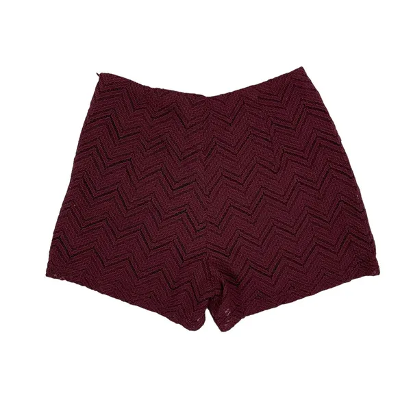 Anthropologie Moon River Shorts Small Maroon Lined Summer Festival Casual - Image 3