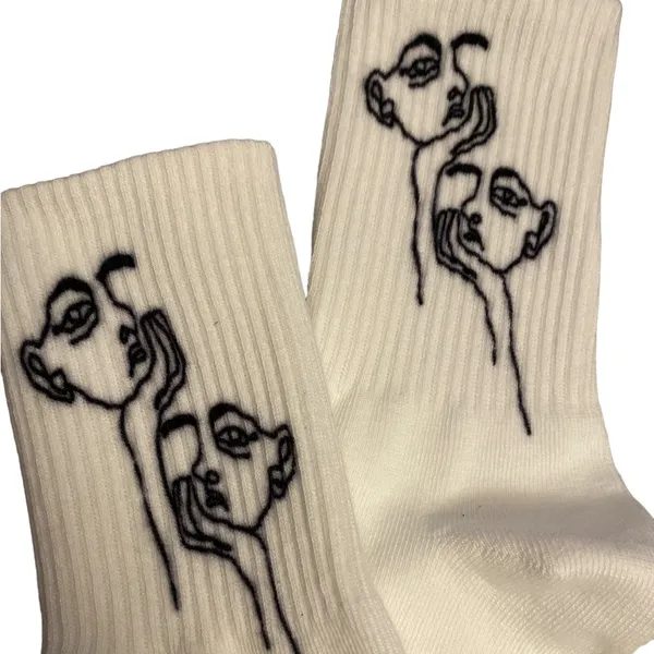 Figure Graphic Crew Socks - #140 / Any 3 Pair $15 - Image 2