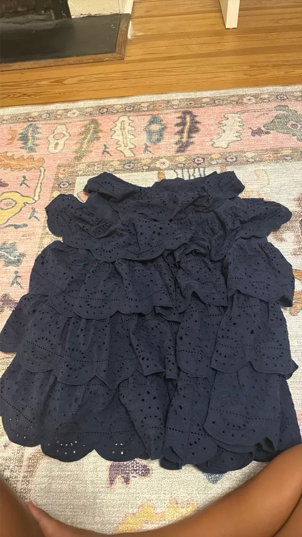 A loves A Navy ruffle skirt - Image 3