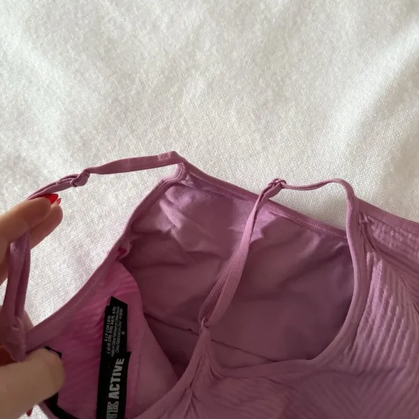 Victoria's Secret PINK Active VS Pink Seamless Sports Bra Womens Size Small - Image 5