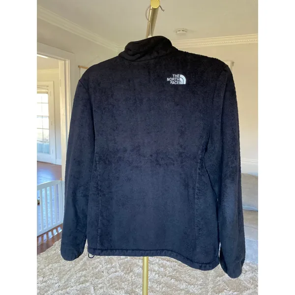 The North Face Fleece Jacket Full Zip Black Classic Outdoor Preppy Granola Hike - Image 3