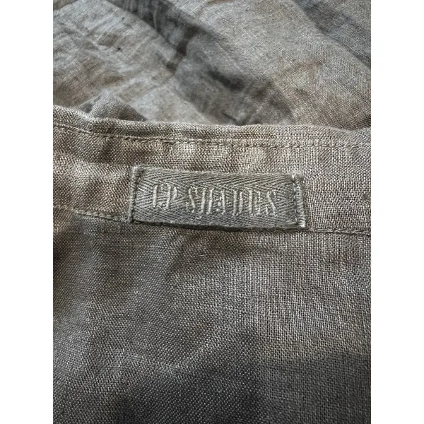 CP Shades Womens Black Linen Tunic Size Small Pockets Lagenlook Beach Minimalist - Image 4