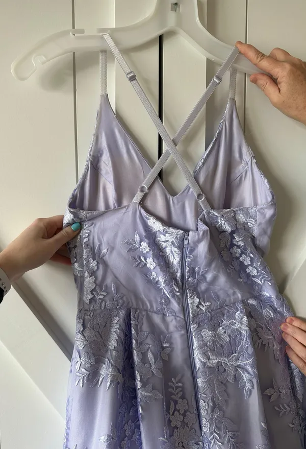 Purple Prom Dress Size 0 - Image 3