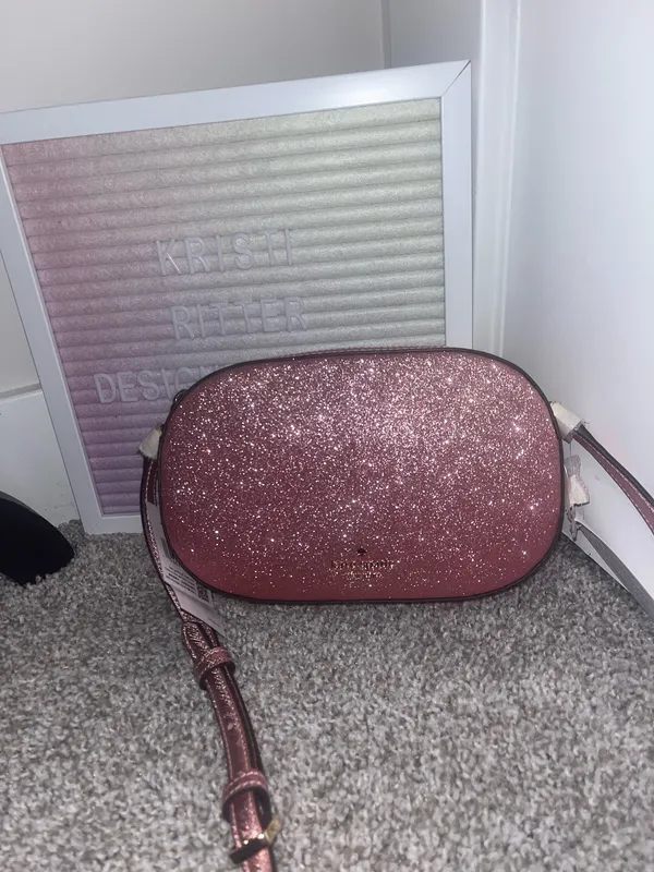 Kate Spade Oval Glimmer Smooth Leather Bag - Image 4