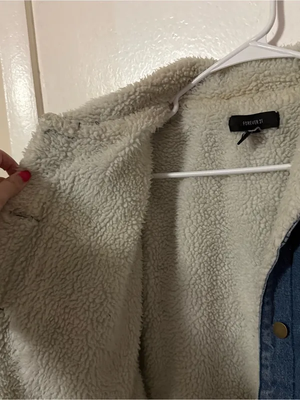 Forever 21 Blue Sherpa - Image 2