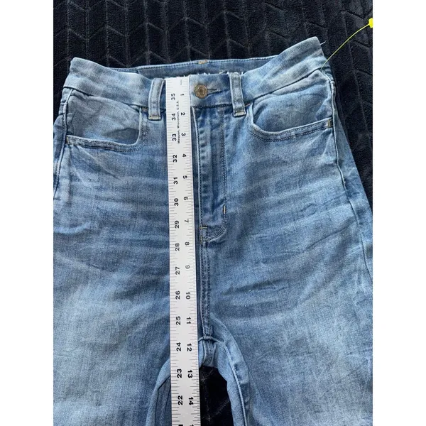 American Eagle‎ Women's Jeans Hi-Rise Next Level Stretch Denim Sz 4 - Image 8