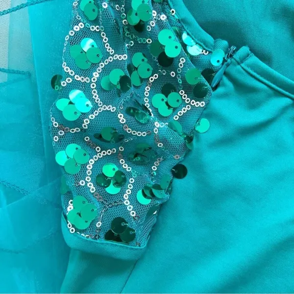 Charades Sequin Mermaid Costume Ariel Halloween Costume NEW Medium - Image 10