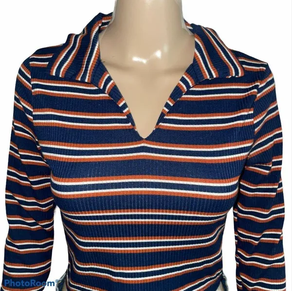 Urban Heritage long sleeve crop top - Image 2