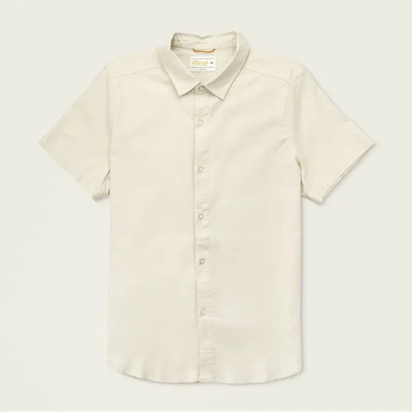 NWT Marsh Wear linen button up‎ shirt White Size XS - Image 4
