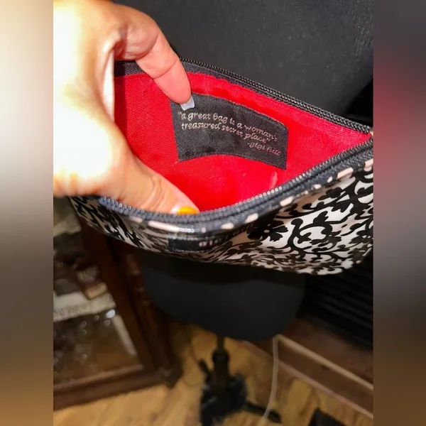 Gigi Hill Makeup Bag EUC Black - Image 4