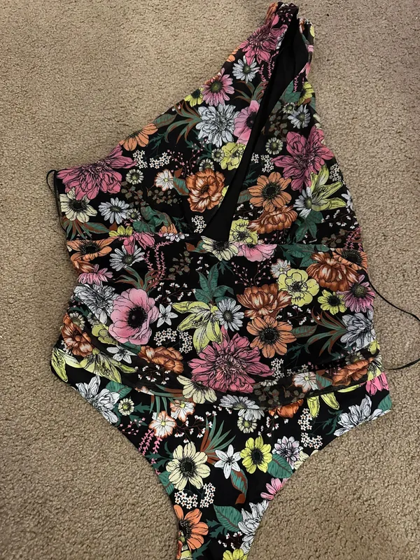 Revolve AFRM Kim Bodysuit In Noir Garden - Image 2