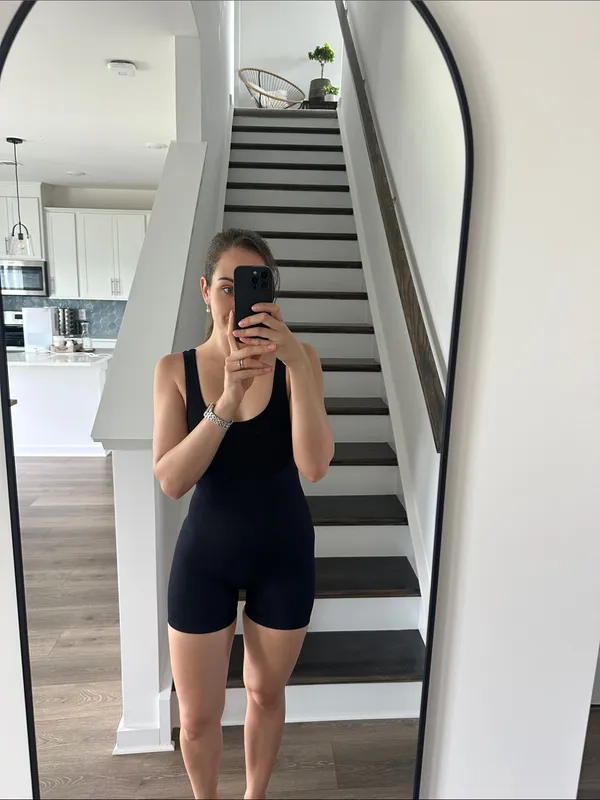 Black Sleeveless Stretch Jumpsuit Romper XS/S - Image 5