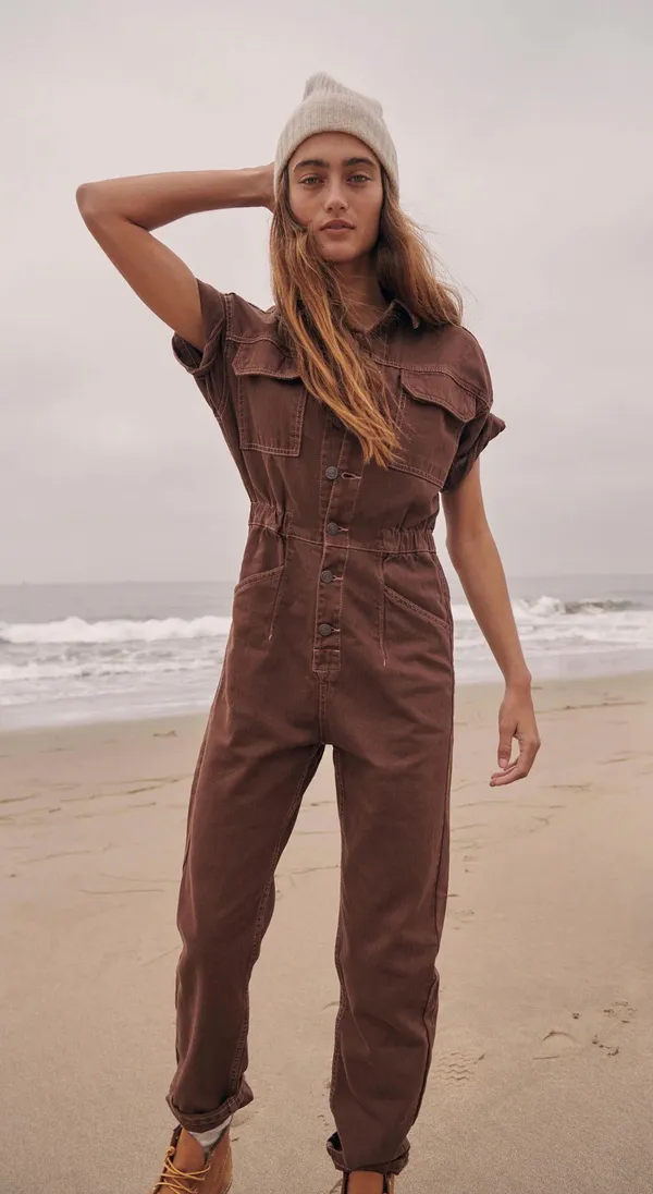 Free People Marci Coverall Jumpsuit - Image 3