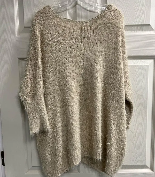 Elan Cream Long Sleeve Sweater - Size Small - VGUC - Image 2