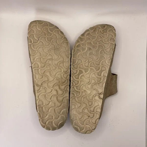 Birkenstock Arizona Womens Metallic Pink Sandals Slides Size 38N US L7 M5 Narrow - Image 9
