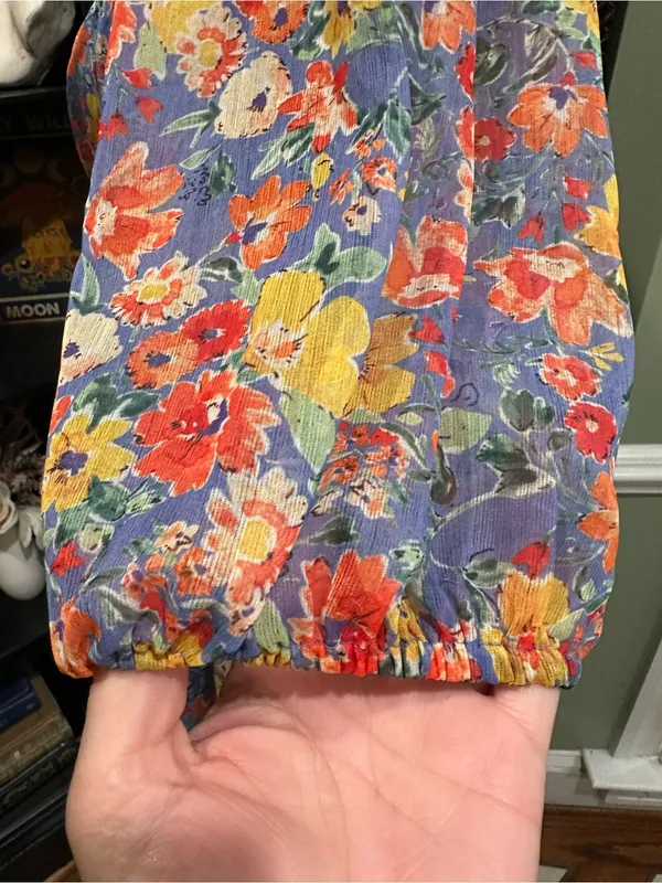Vince Camuto Floral Puff Sleeve Mini Dress – Size 10 - Image 6