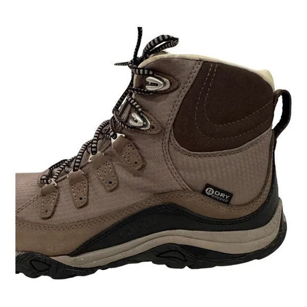 Oboz Juniper Mid B-DRY Hiking Boots Womens 7 Brown Waterproof Nubuck Trail Boot - Image 4