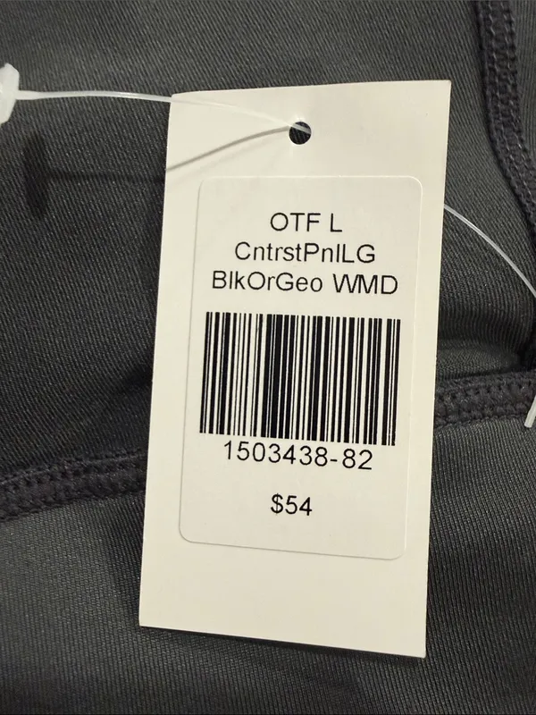 NWT OTF Orangetheory Fitness Gray Leggings with Orange Side Stripes - Image 12