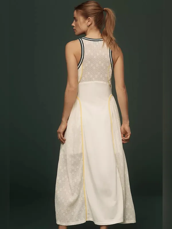 Anthropologie Daily Practice Sleeveless Seamed Midi Dress - Image 3