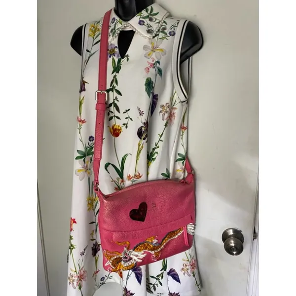 Kate Spade Pink Leather Crossbody With Customized - Image 7