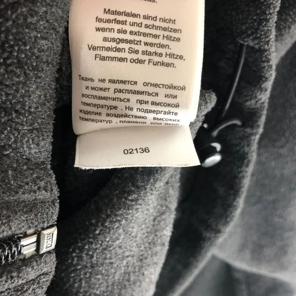 Columbia Womens Benton Springs Jacket Fleece Full Zip Pockets Gray M - Image 5
