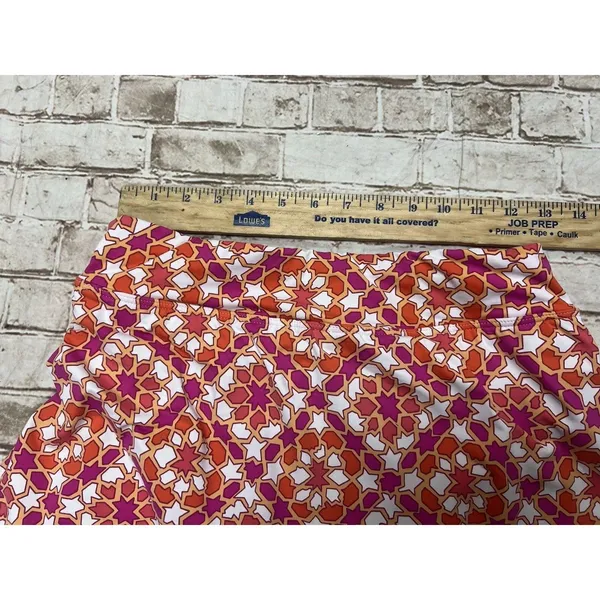 Lands'‎ End Women's 2 Pink Orange Yellow Medallion Swim Skirt Modest XS - Image 6