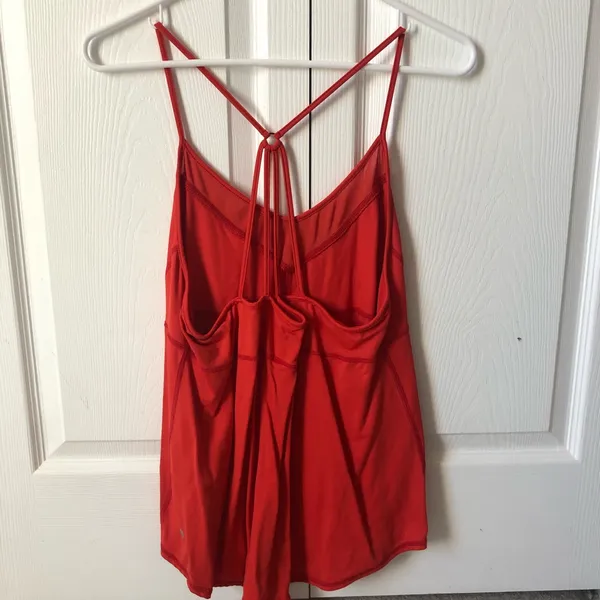 Women’s work out shirt Orange Size L - Image 3