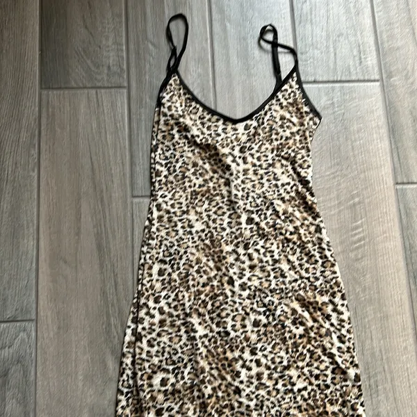 Et clé léopard maxi dress Brown - Image 2