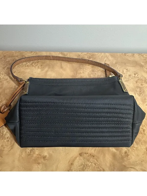 Dooney & Bourke Black Nylon Small Shoulder Bag Duck Logo Y2K Purse - Image 6