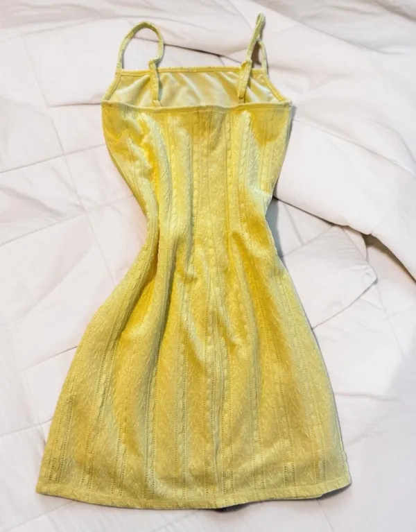 Wild Fable Yellow Sleeveless Mini Dress - Image 2