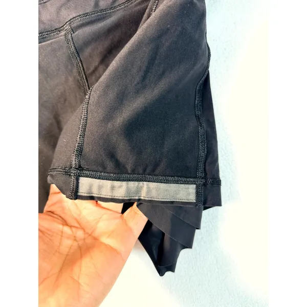 Lululemon Women’s Size 4 Black‎ Running Skort Built-In Shorts Pockets - Image 13