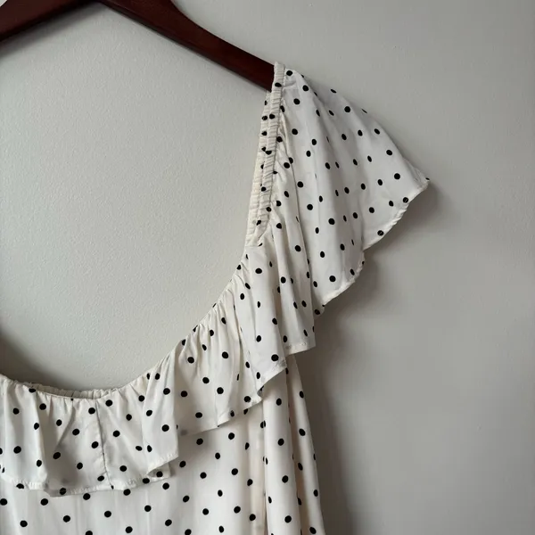 Old Navy Polka Dot Cami Ruffle Dress Sz XL - Image 5