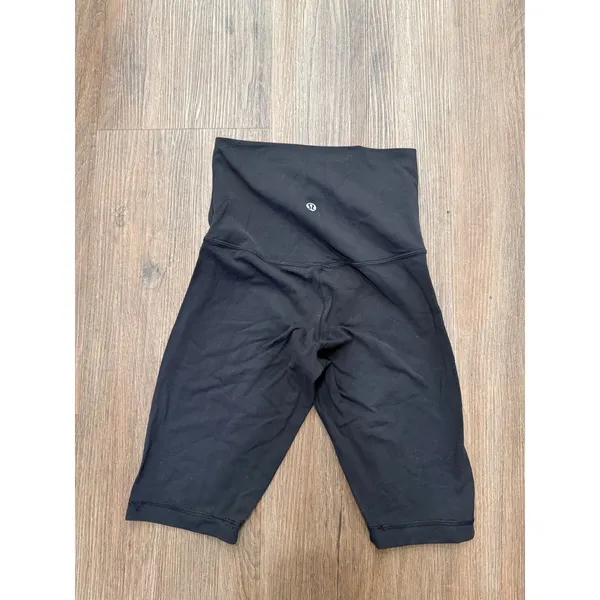 Lululemon Align super high-Rise Short 10" Black Nulu Biker Shorts Womens Size 4 - Image 2