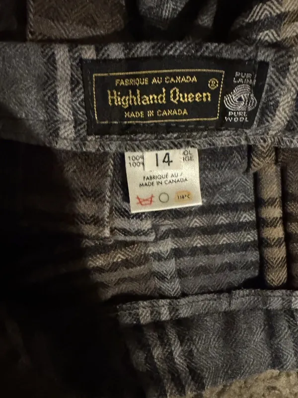 Superdry Highland Queen 100% Virgin Wool Skirt Size 14 - Image 12