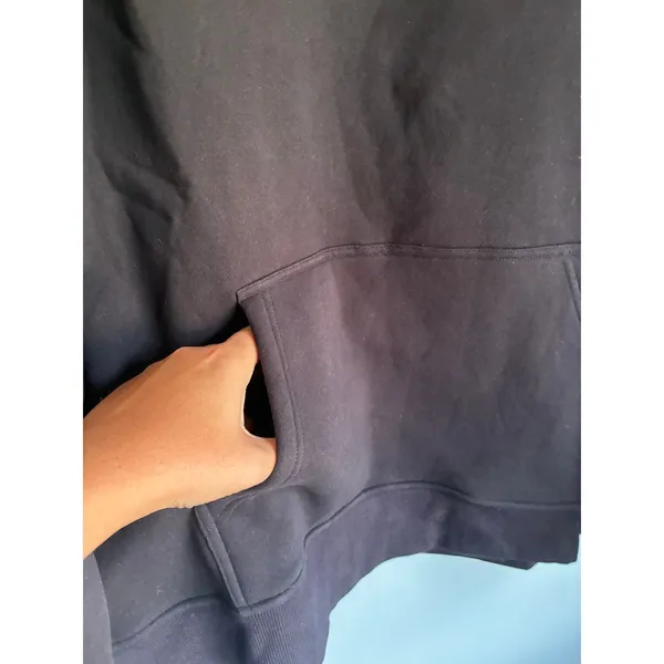 Comfrt Tranquil Hoodie Black 2X Heavyweight Soft Loungewear - Image 3