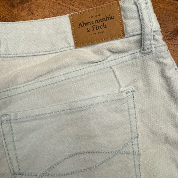 Abercrombie Fitch Light Blue green‎ Skinny Jeans Women's Size 4 W 27 - Image 8
