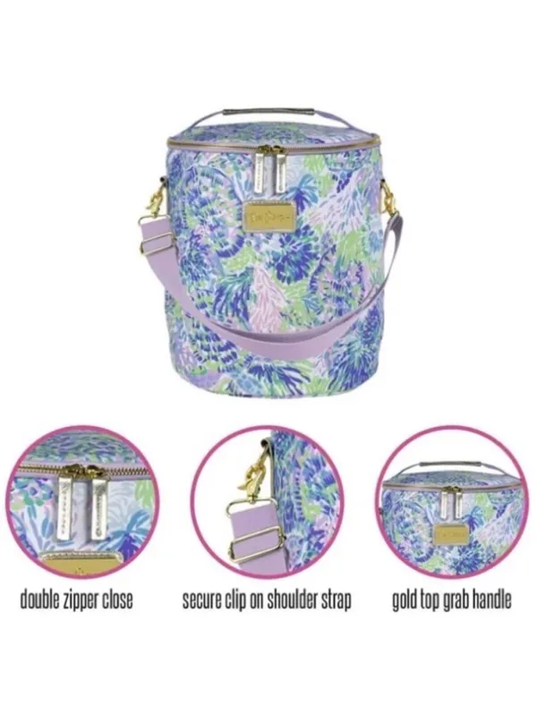 Lilly Pulitzer Beach Cooler Shell of a Party Soft Side Lake Boat Drinks Preppy - Image 3