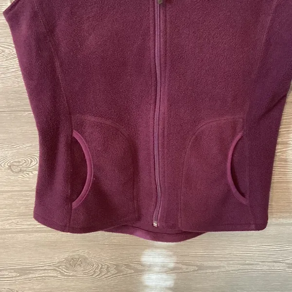 Woolrich Sz Small Zip Front‎ Fleece Vest - Image 3