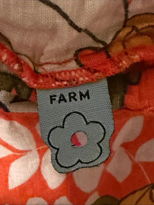 FARM Rio Floral Multicolor Maxi Skirt — Orange, Pink, Yellow, Green - Image 4