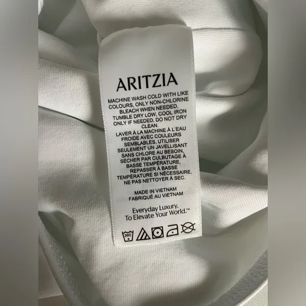 Aritzia Babaton Contour Squareneck Long Sleeve Bodysuit - White - Image 12