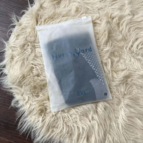 NWT Nurse Yard CORE Black Gray Compression Socks 3X - Image 2