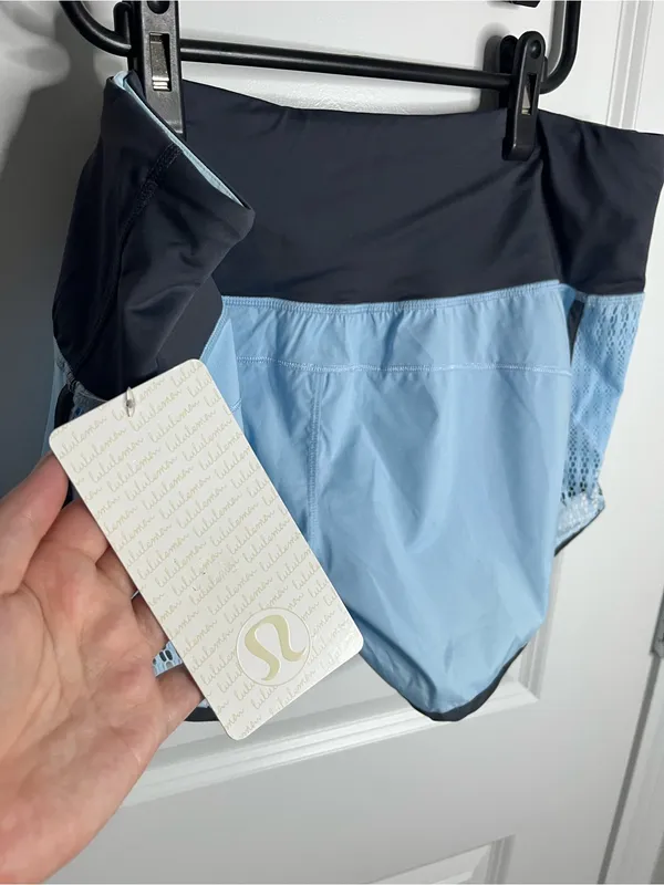Lululemon Run Sun Sprinter Shorts Sz 12 NWT Moisture Wicking Stretch Mesh Pocket - Image 9